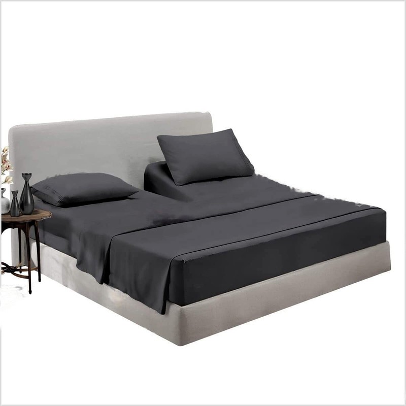 Half Split Top King Sheet 4 pc set For Sleep Number Bed 1900 Count Deep Pockets gallery