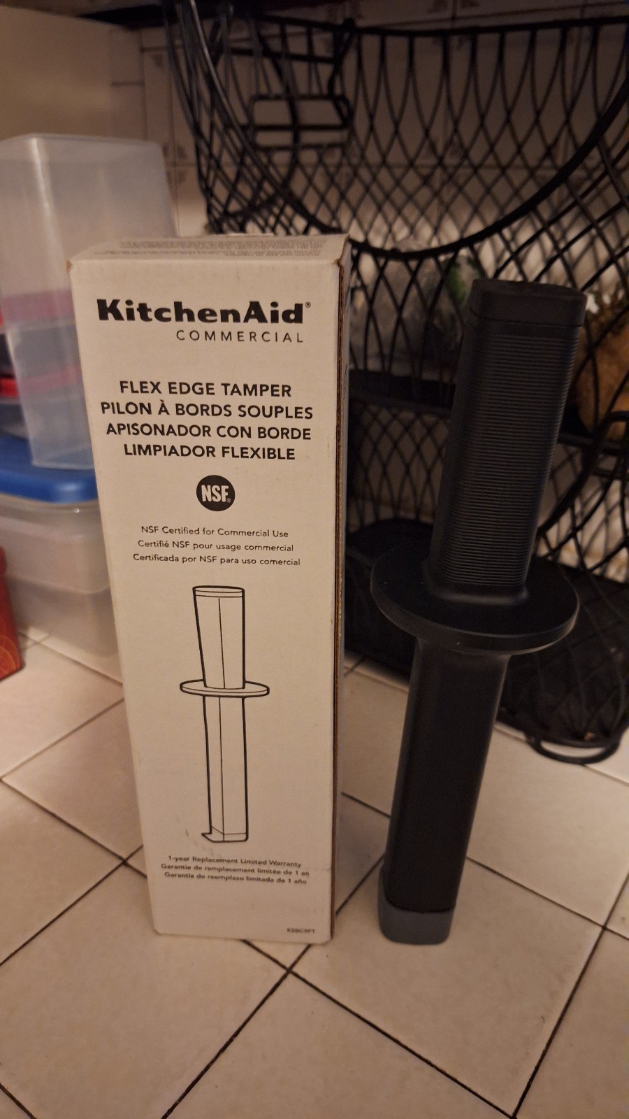 KitchenAid Commercial 7" NSF Blender Food Tamper Replacement gallery