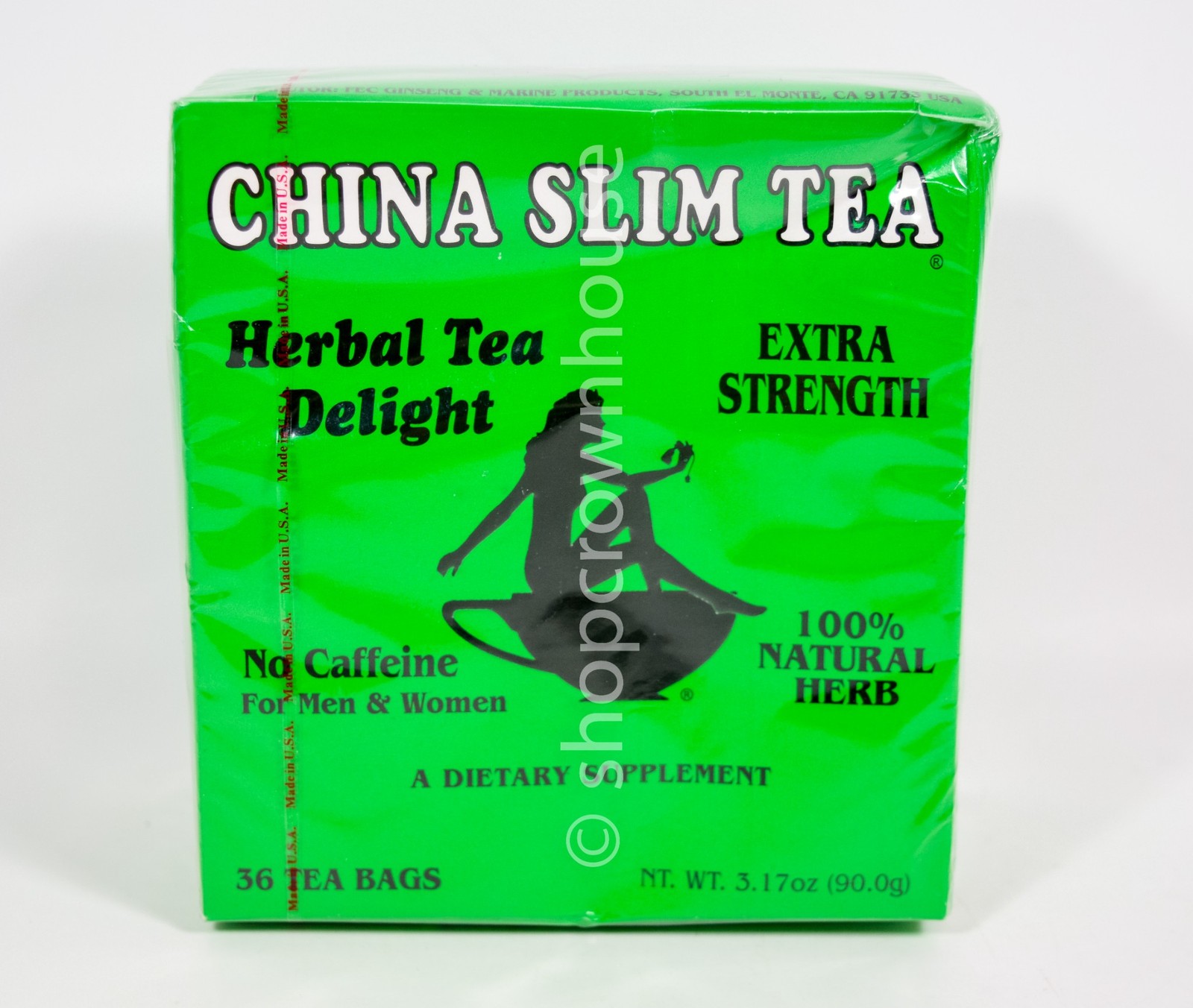China Slim Tea Extra Strength Herbal Tea Delight No Caffeine 36 Bag Box 01/2027 gallery