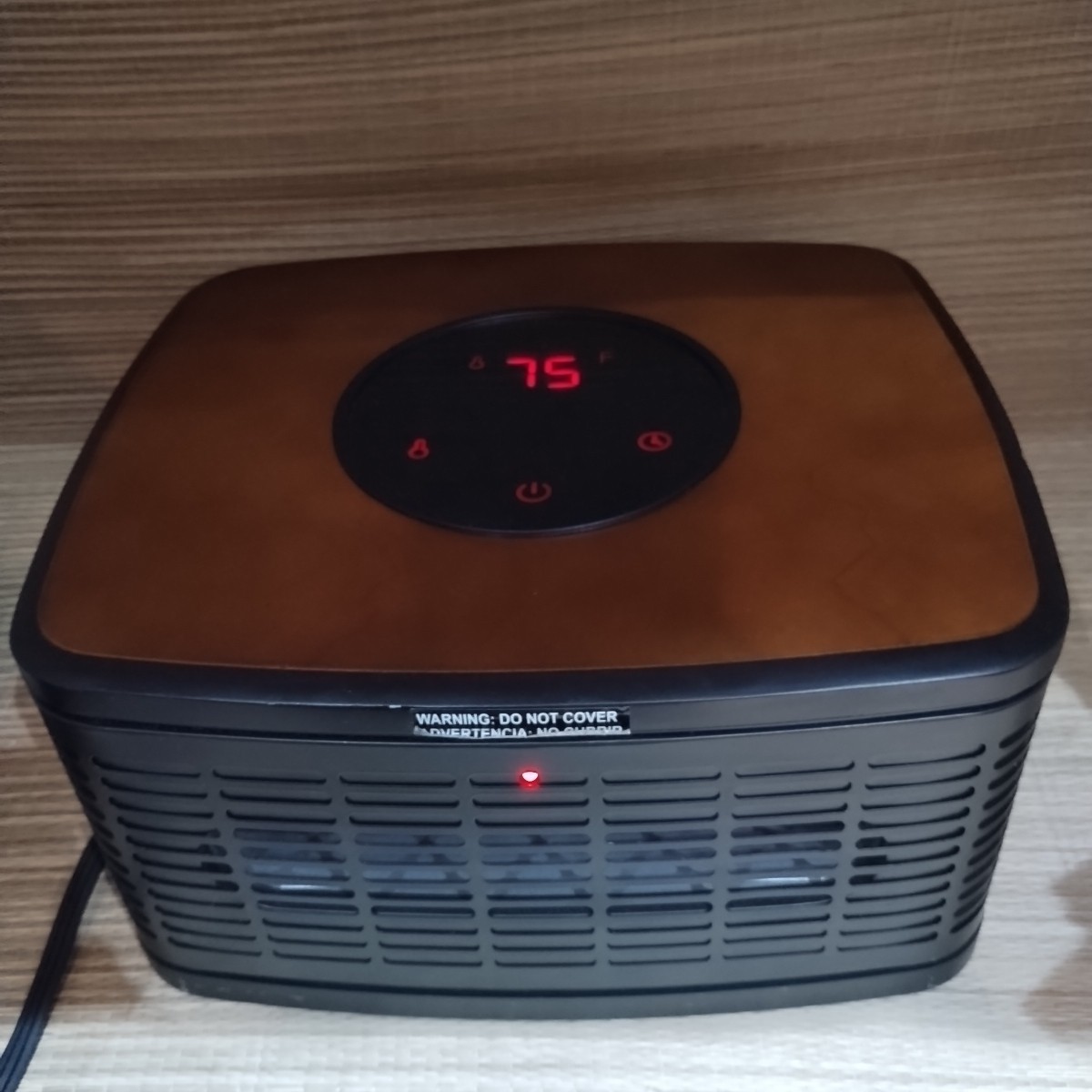 Infrared Electric Space Heater Greentouch Walnut Finish Model 2224HI-13-243 gallery