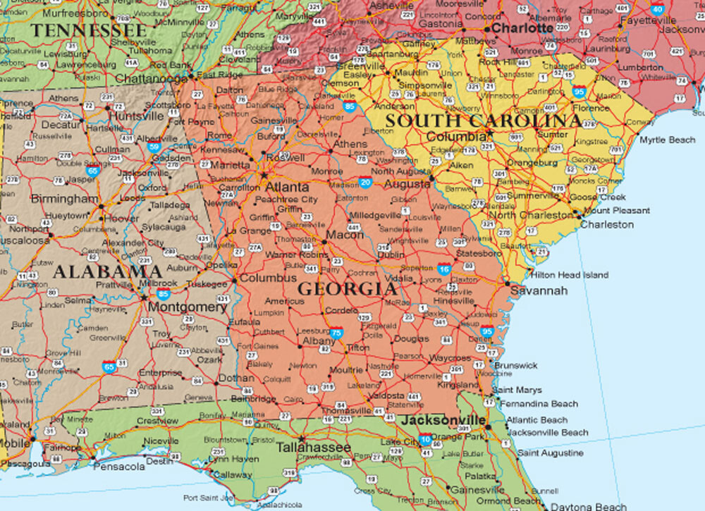 United States Map Poster Classic Premier USA US Wall Poster Decor gallery