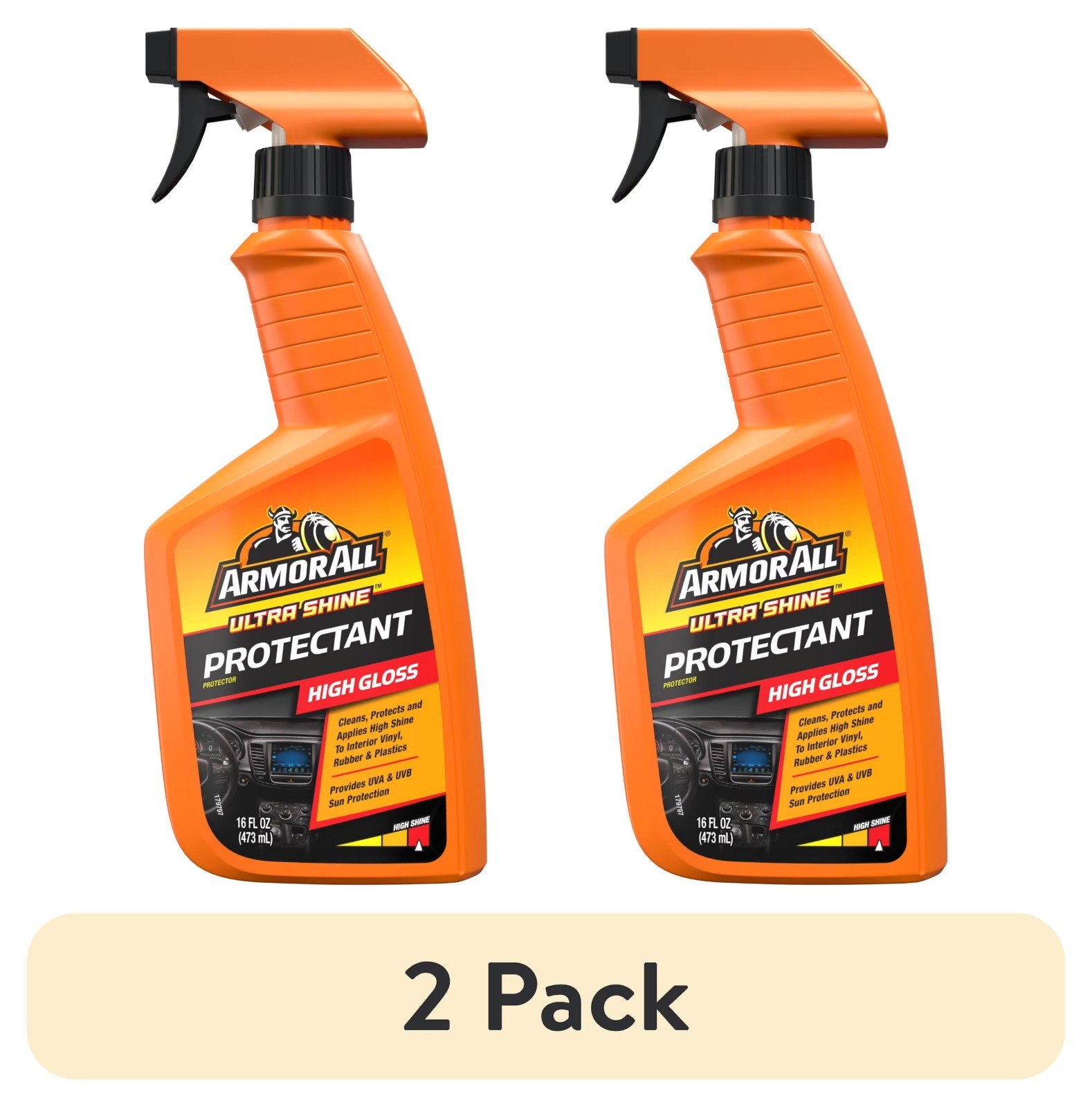 (2 pack) Armor All Ultra Shine Protectant Car Cleaning Spray - 16 fl oz gallery
