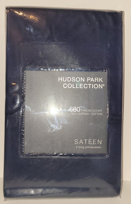 Hudson Park Collection Sateen Pillowcases, 2 King Pillowcases 680 Thread Count gallery