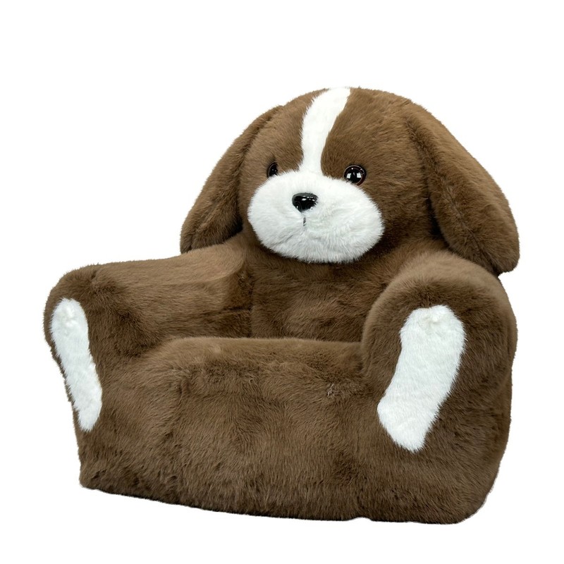 Cute Inflatable Dog Sofa Plush Couch Chair Single Sofa for Living Room Kids Room gallery