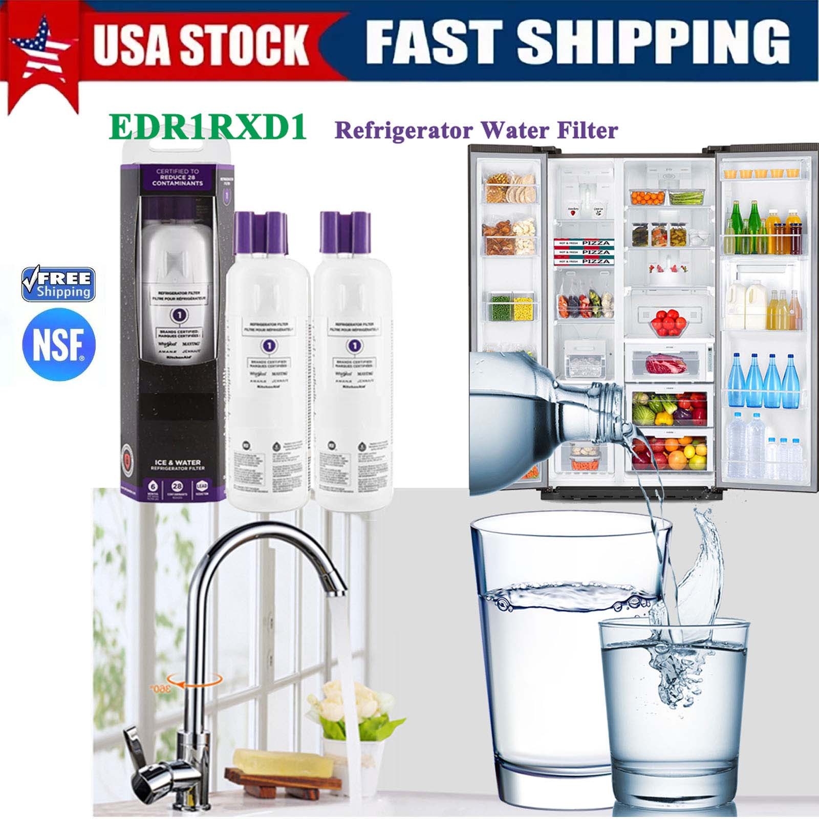 2/4/6PACK ΕDR1RXD1 Refrigerator Wate Filter 1 Replacement New Sealed FREE SHIP gallery