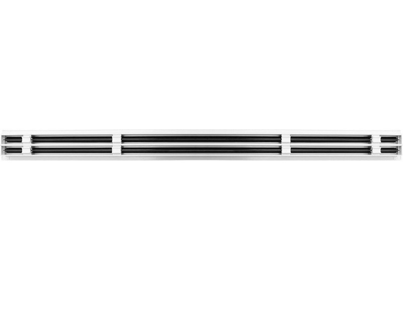 72" Linear Slot Diffuser - (2 Slot) Double Slot - White Decorative Air Vent AC gallery