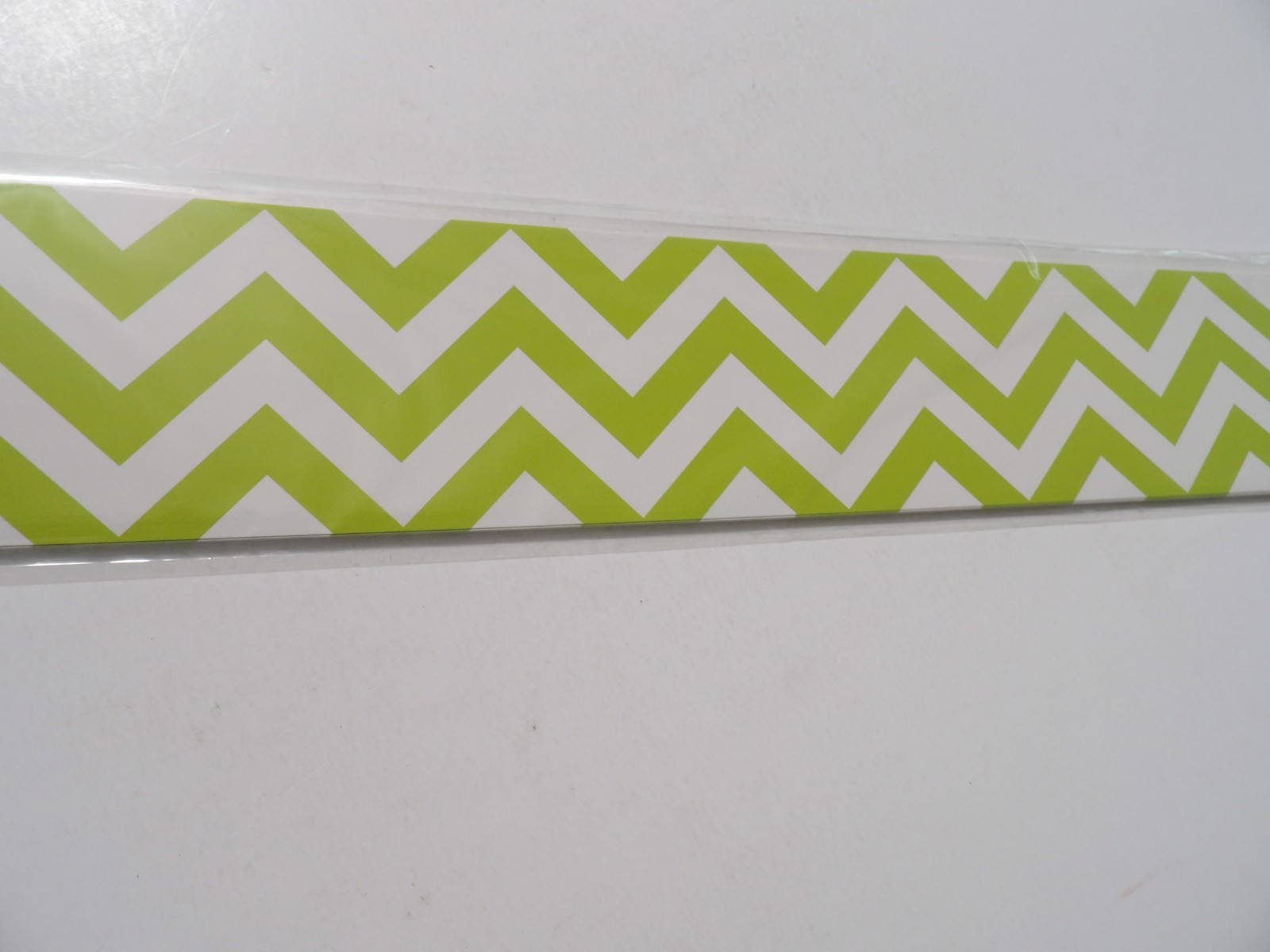 CTP - 3" Wide Lime Green Chevron Classroom Bulletin Board 35' Border Trim gallery