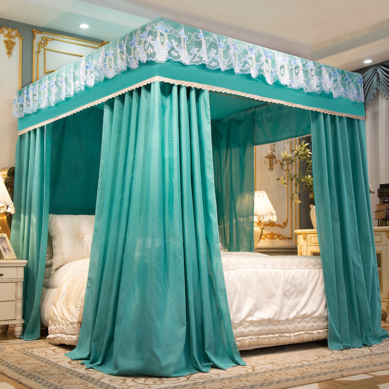 Summer Netting For Bed Double Layers Cloth Curtain Mosquito Net Hooks Tubes New gallery