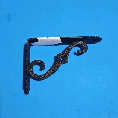 8 Shelf Brackets 6 X 3.5" SWL 80 Pounds Black Modern Has UPC New No Box gallery