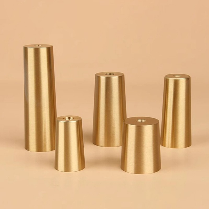 Brass Dining Table Leg Ferrules Table Chair Foot Cover Sofa Feet Tip Cap Tube gallery