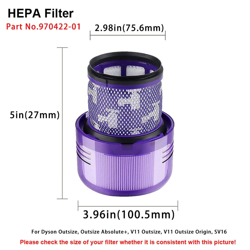 Filter Replacements for Dyson SV16 Outsize,V11 Outsize,V11 Outsize Vacuums Part gallery