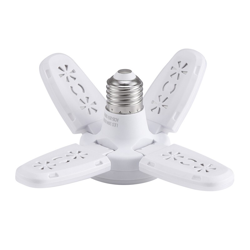 3 Pack E27 LED Garage Light, 28W, Flexible Ceiling Fixture Durable Workshop Lamp gallery