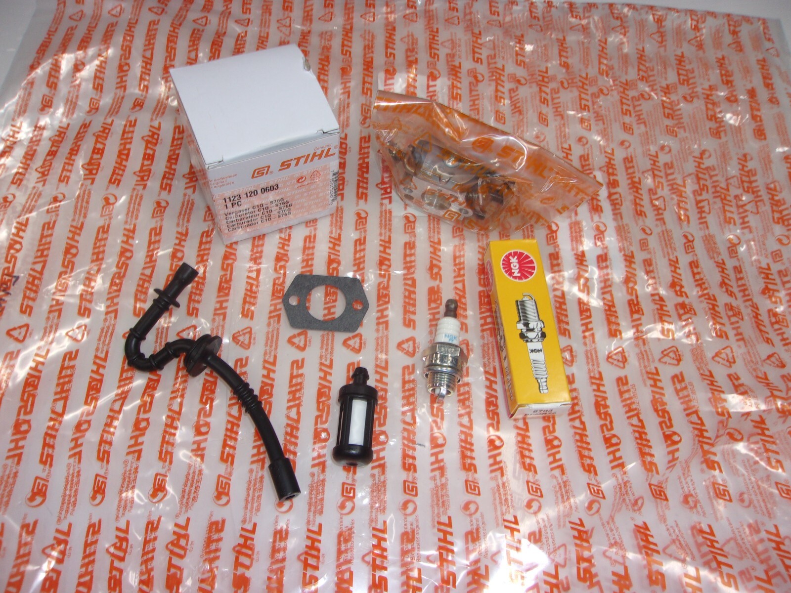 Stihl OEM MS250 Carburetor Fuel Service Kit MS 250 210 025 1123-120-0603 GM-N12C gallery