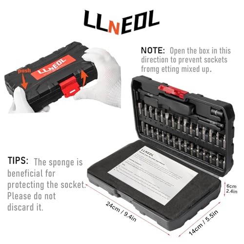 1/4 inch Impact Socket Set, 63 Piece Drive Socket 63pcs 1/4 inch socket set gallery
