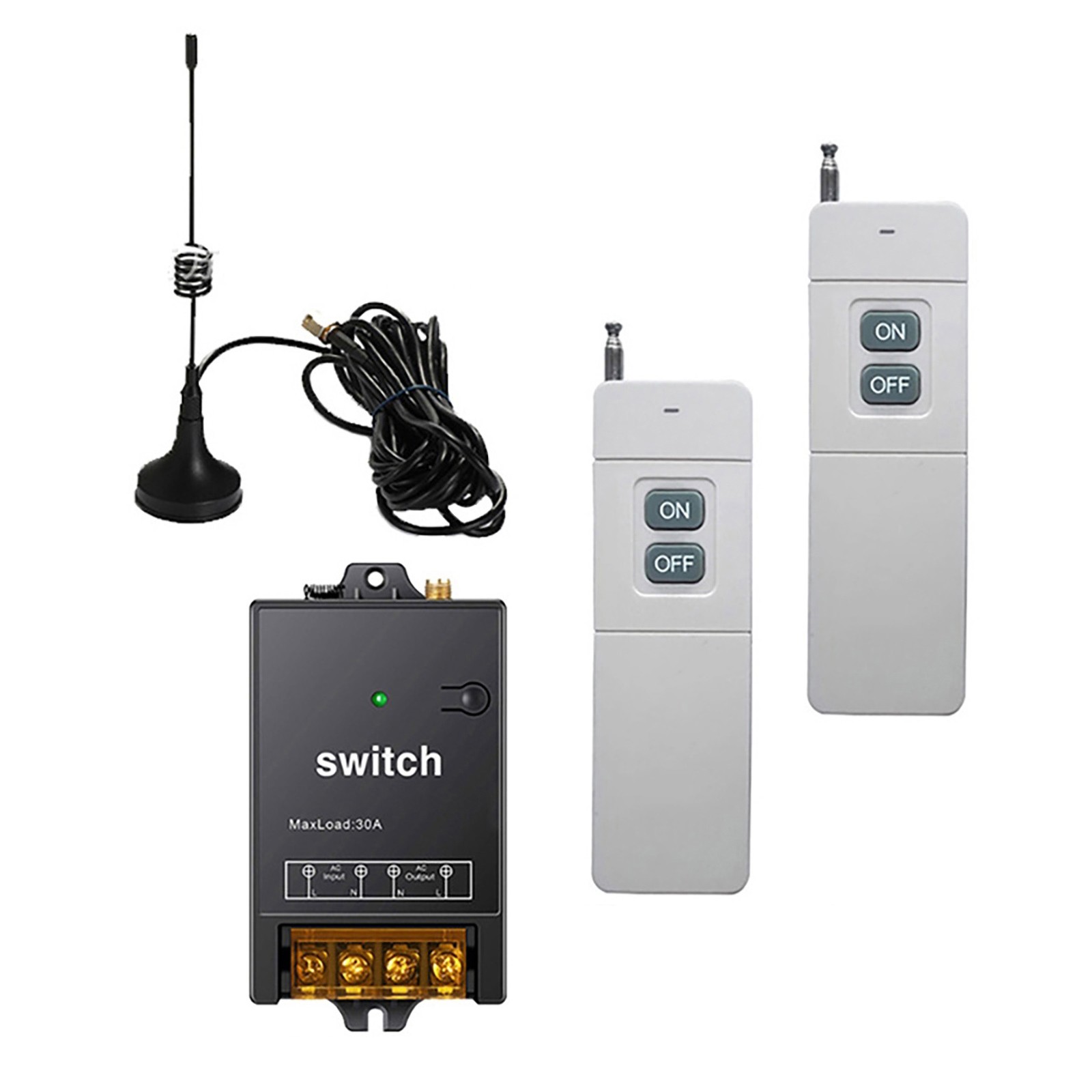 1.5KM Long Range 2CH RF Wireless Remote Control Switch Transmitter+Receiver Kits gallery