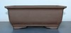 Chinese Guangzhou Unglazed Rectangle 15.25"L x 12"W x 6.5"H Ceramic Bonsai Pot gallery