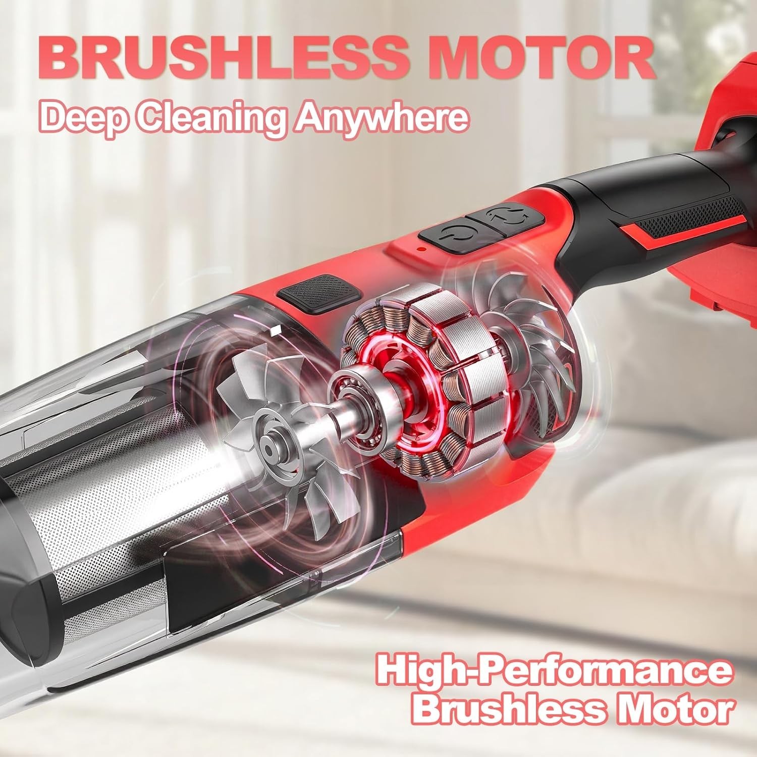 Cordless Vacuum for Milwaukee M18 Battery, 5 in 1 Handheld Electric Vacuum Cl... gallery