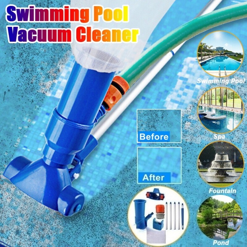 Professional Pool Vacuum Head Inground Above Ground Swimming Cleaner w/ Pole gallery