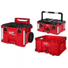 PACKOUT 22 In. Rolling Modular Tool Box LP Handle,22 In. Large Tool Box,18.6 In.