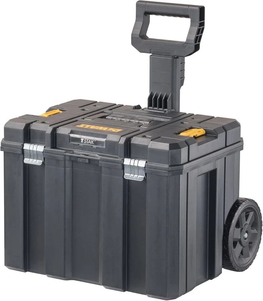 Tool Box with Wheels Modular, Large Rolling Tool Box with Telescopic Handle, Por