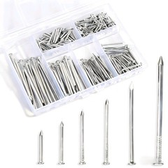 280 Pcs Nail Assortment Kit, 6 Sizes Finishing Nails for Hanging Pictures, Ma…