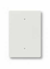 4″x6″ Oversize Blank Electrical Wall Cover Plate, Large, 1-Gang, White