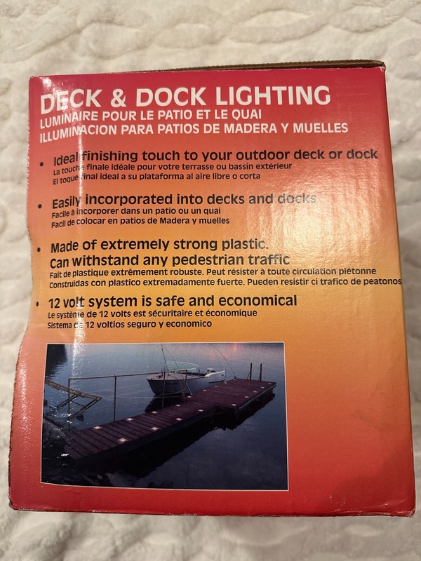 (8-Pack KIT) Kerr Lighting Deck Lights (4" x 3") - For Decks, Docks & Stairs gallery