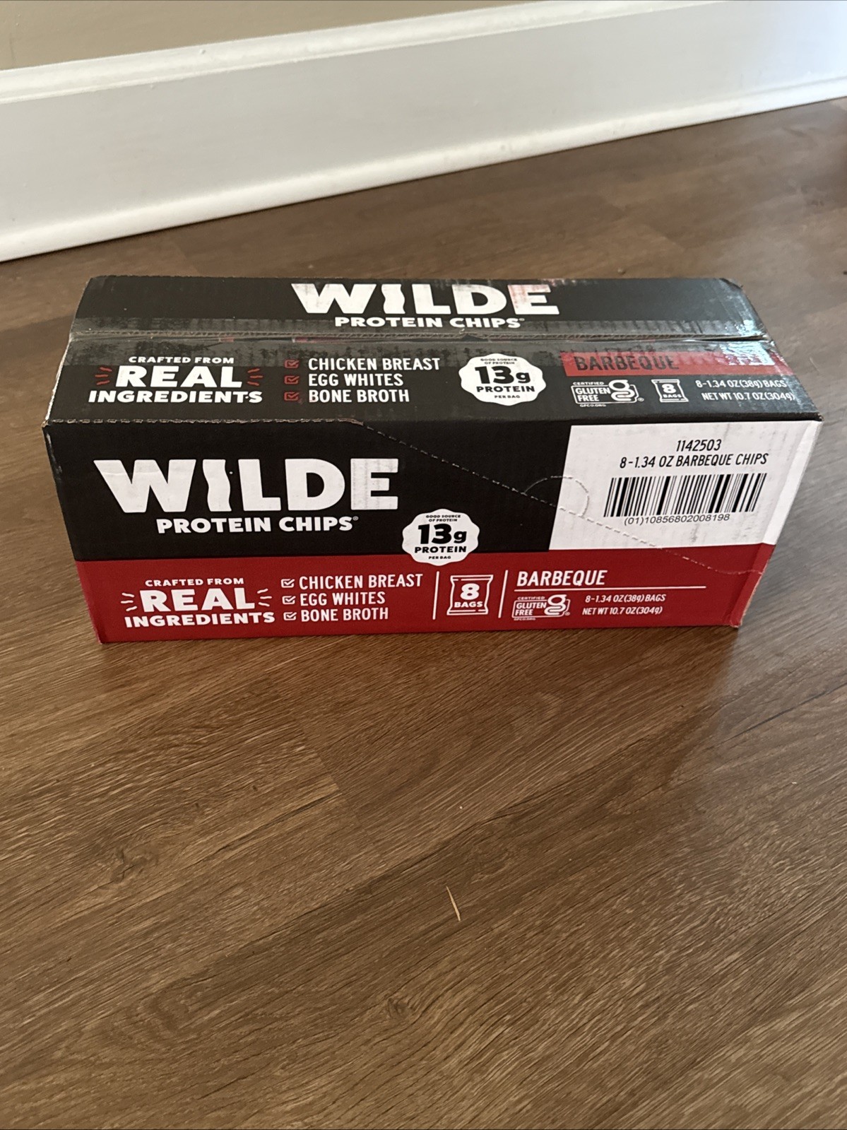 Wilde Barbeque Healthy Protein Chips 8-Bags 1.34oz Each gallery