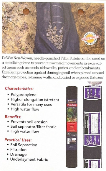 DeWitt Filter Fabric (multiple weights and sizes) gallery