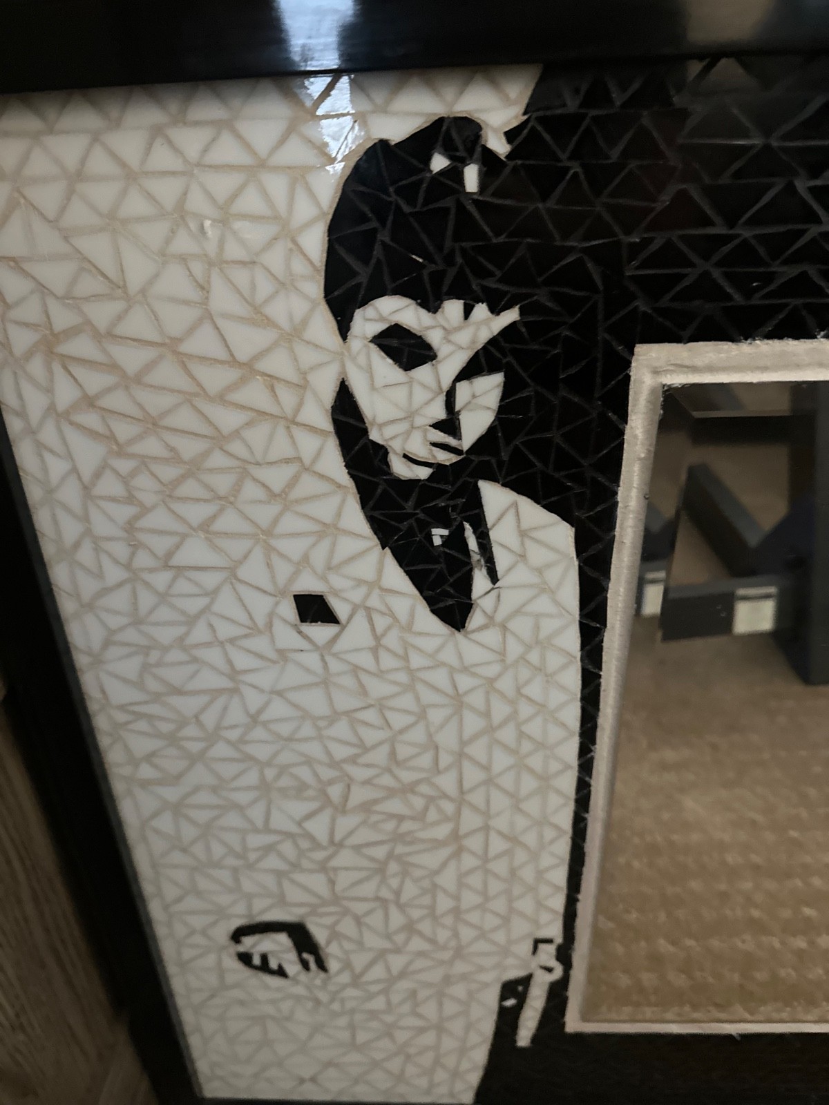 Scarface Al Pacino rectangle Mosaic/Mirror 49x26 40 LBS gallery