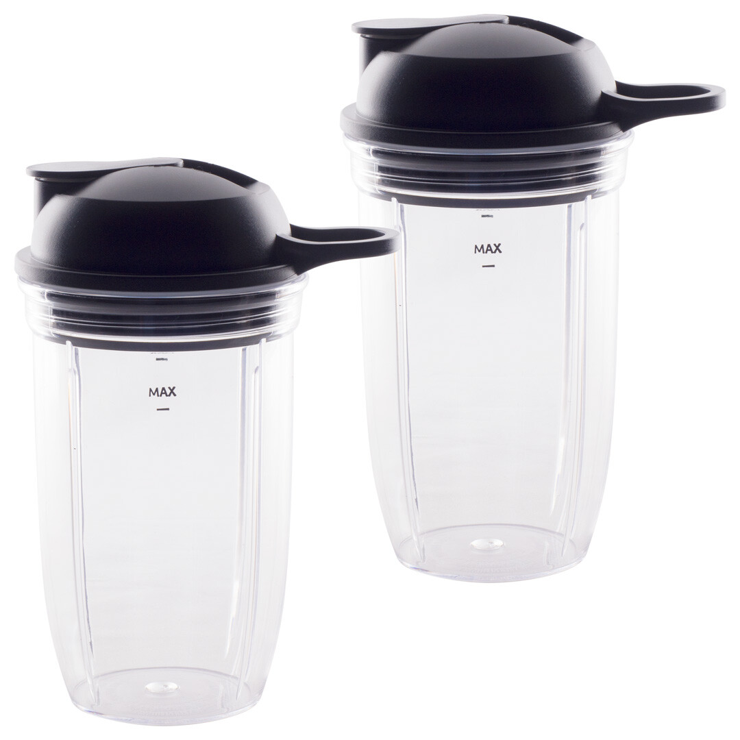 2 Pack 18 oz Cup and To-Go Lid for NutriBullet Pro 1000, Combo and Select gallery