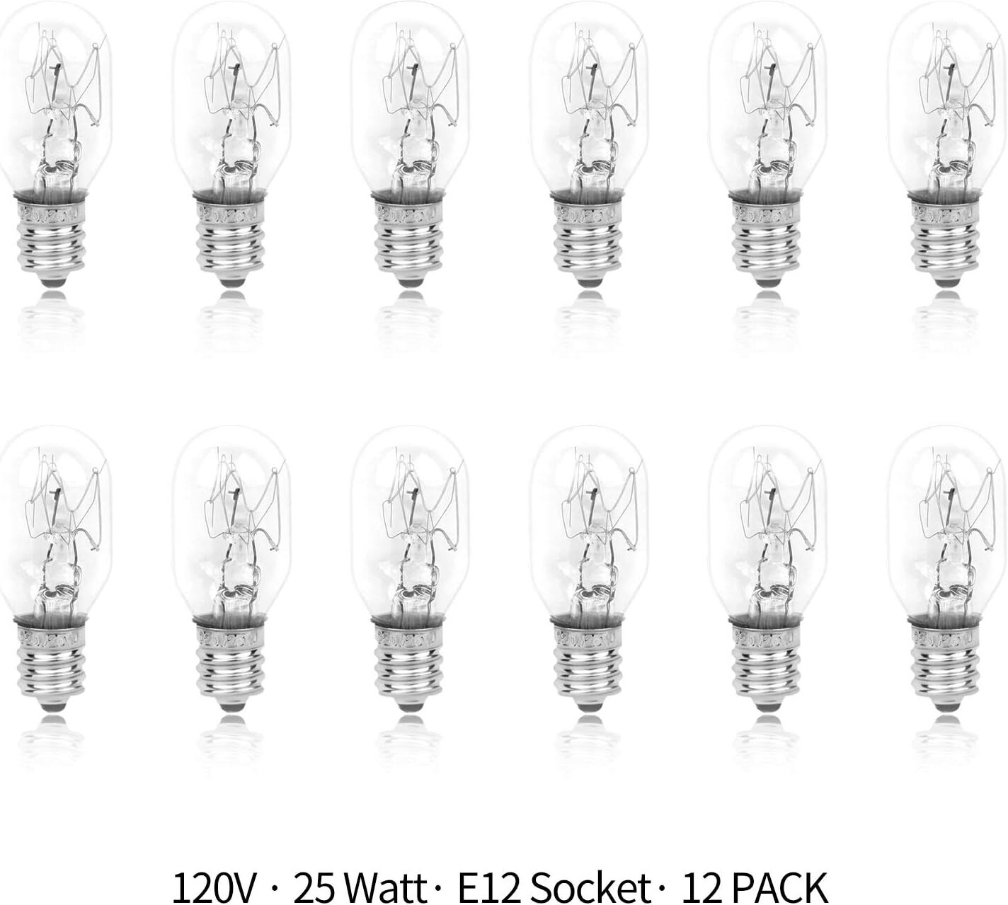 Betus 12Pcs Original Replacement Long Lasting 25 Watt Warm White Salt Lamp Bulb gallery