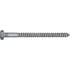 The Hillman Group 812075 Hot Dipped Galavanized Hex Lag Screw, 3/8 x 4-1/2-Inch,