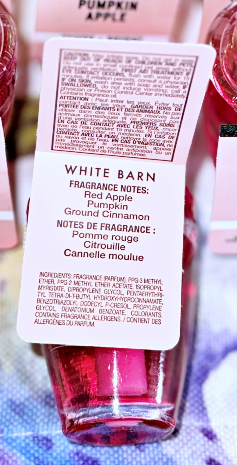 Bath & Body Works 0.8 oz Pumpkin Apple Wallflowers Fragrance Refill x6 gallery