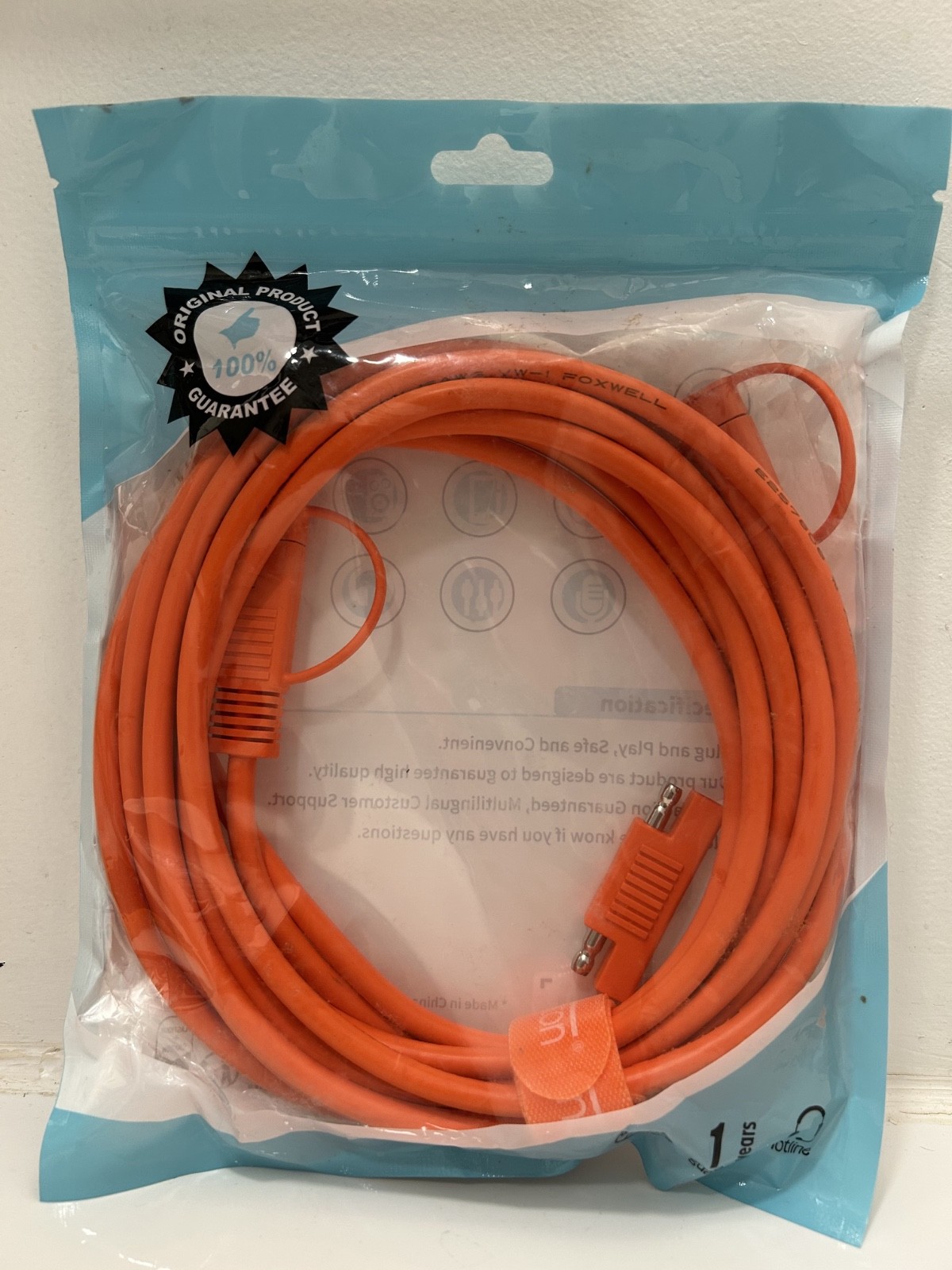12Ft SAE Extension Cable 16AWG Quick Disconnect for Automotive Solar Panel gallery