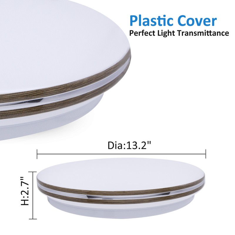13 Inch Flush Mount LED Ceiling Light ,3000K/4000K/5000K 3 Color Temperatures gallery