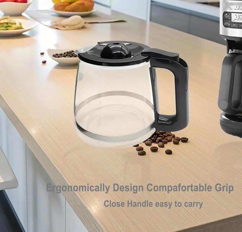 12-Cup Coffee Maker Pot Replacement Compatible For Mr. 12 Cup, Clear gallery