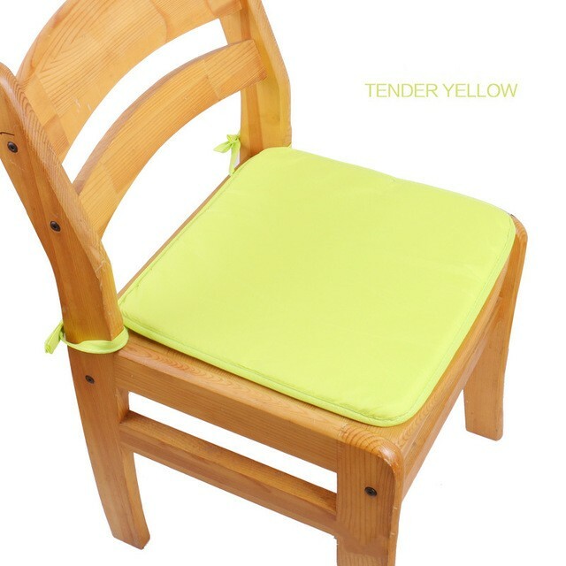 Indoor Outdoor 15.6" Square Dining Patio Soft Chair Seat Pads Cushions with Ties gallery