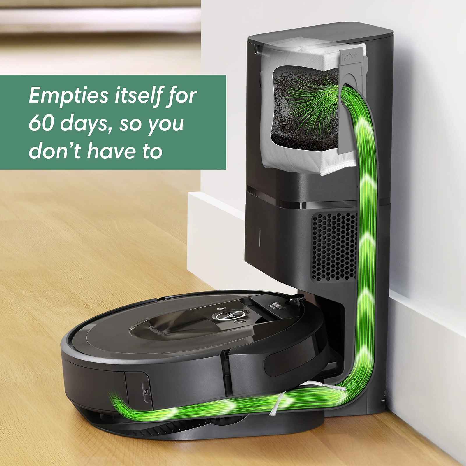Robot Roomba vacuum i7+ (7550) Robot Vacuum with Automatic Dirt Disposal -Emptie gallery