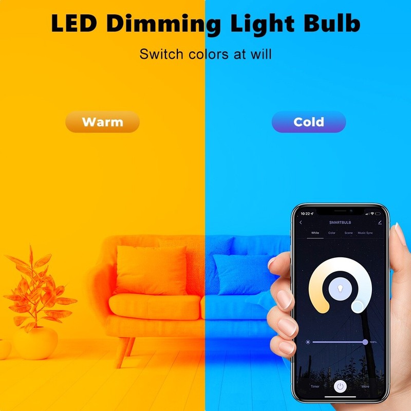Smart Life LED E27 Bulb Dimmable APP Remote Control For Google Home Alexa gallery