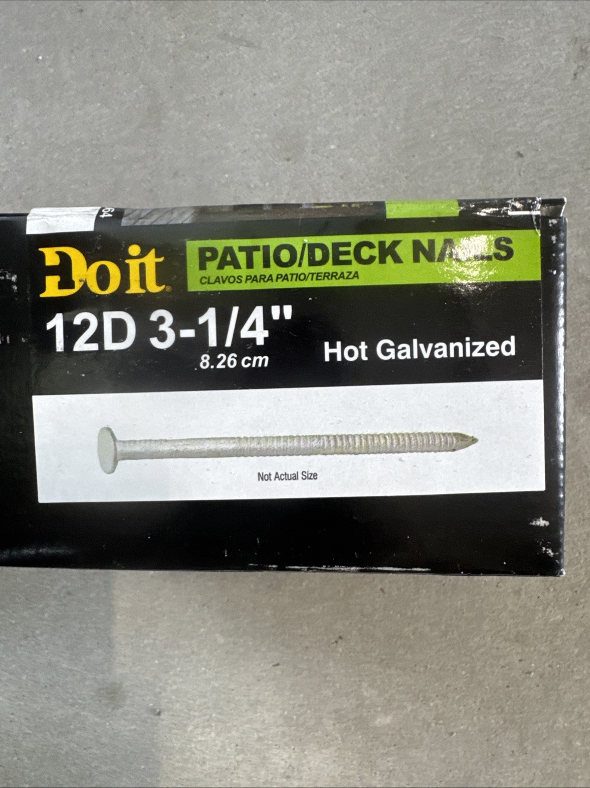 Do it 12D Hot Galvanized Box Patio/ Deck Nails 5 lbs 3-1/4" 762564 gallery