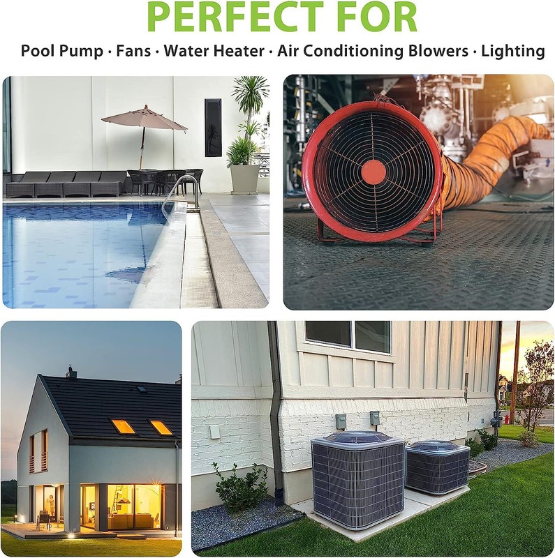 BN-LINK Smart WiFi Pool Pump Timer Outdoor Heavy Duty 24Hr Programmable For Pool gallery