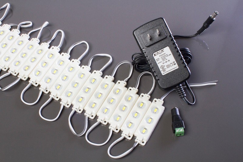 LEDupdates Brightest Store front LED Window Light module with UL power supply gallery