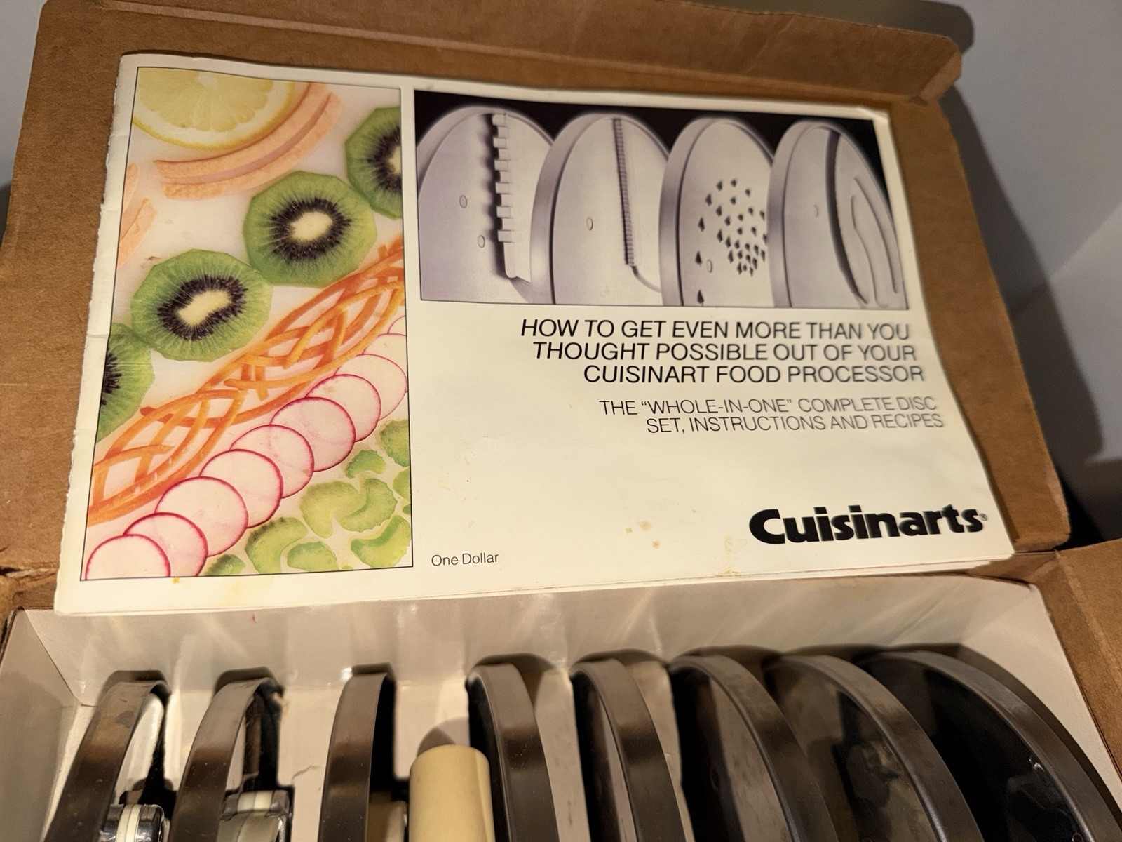 Cuisinart DLC-870 Complete 8 Piece Disc Set DLC-8/DLC-10 Food Processor NOS gallery