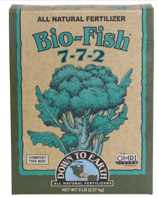 Down to Earth Organic Bio-Fish Fertilizer Mix 7-7-2, 5 lb gallery