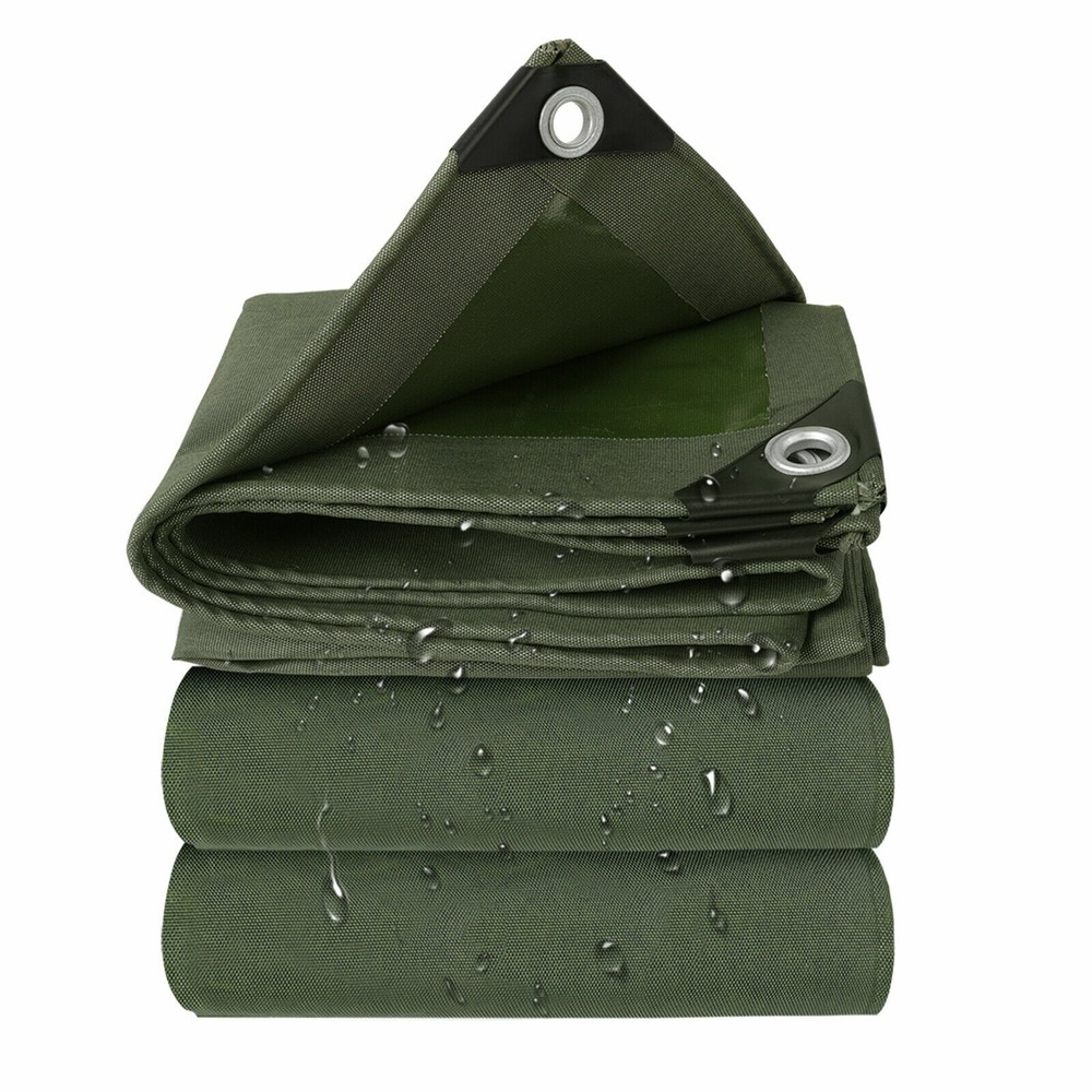 🔥🔥🔥Extra Heavy Duty 19.4oz Canvas Tarp Thick Waterproof Tarpaulin Pure Cotton