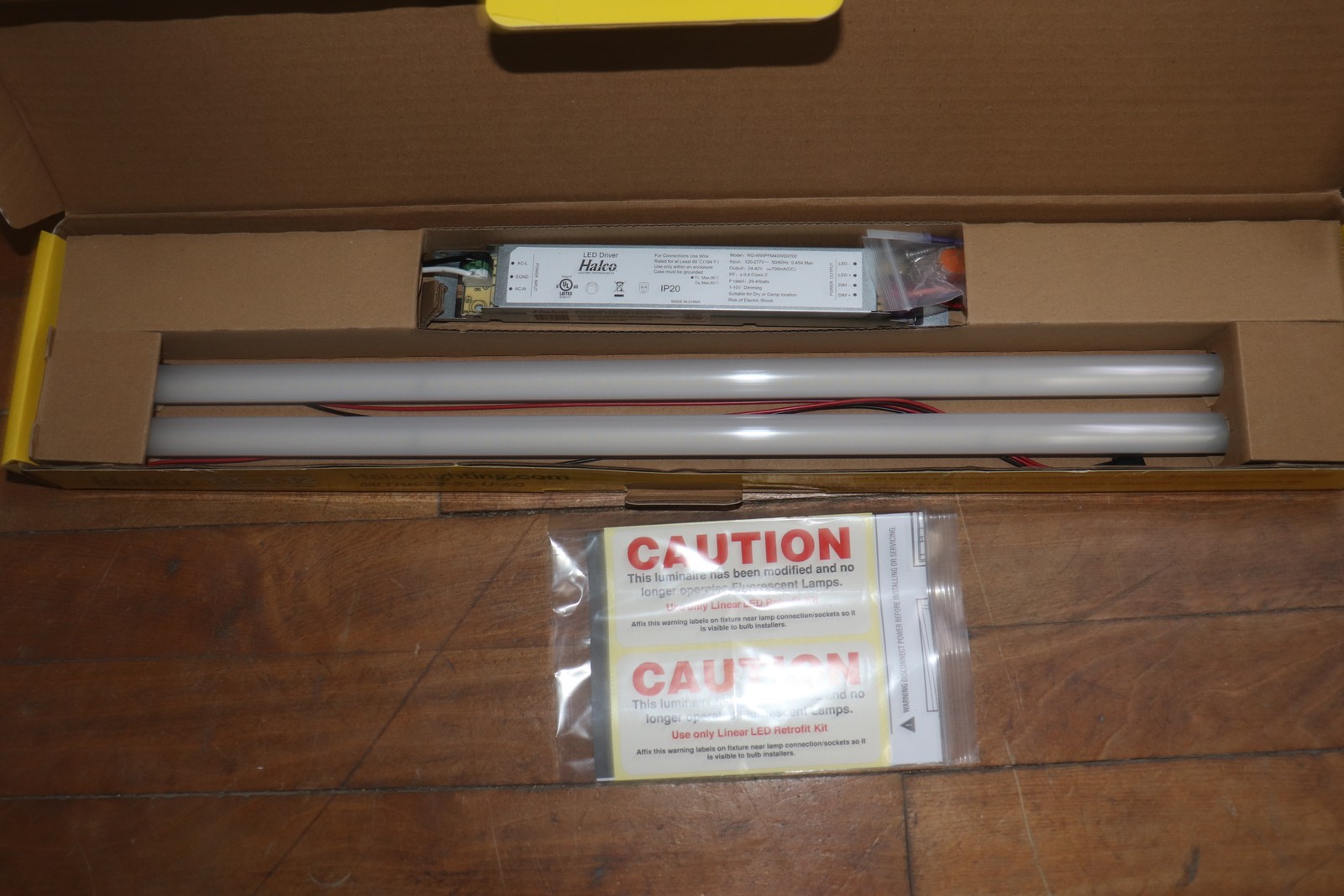 Halco LED Strip Light Fixture Magnetic Linear LED Troffer Retrofit Kit 34W White gallery