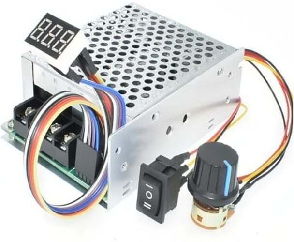 TKXEC Adjustable Digital display 10-55V 60A PWM DC Brushed Motor Speed gallery