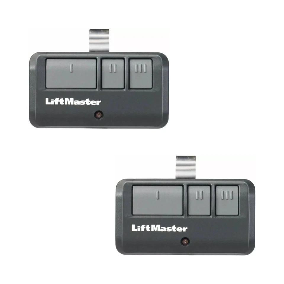 2 Pack LiftMaster 893MAX 3 Button Visor Remote Control Garage Door Opener gallery