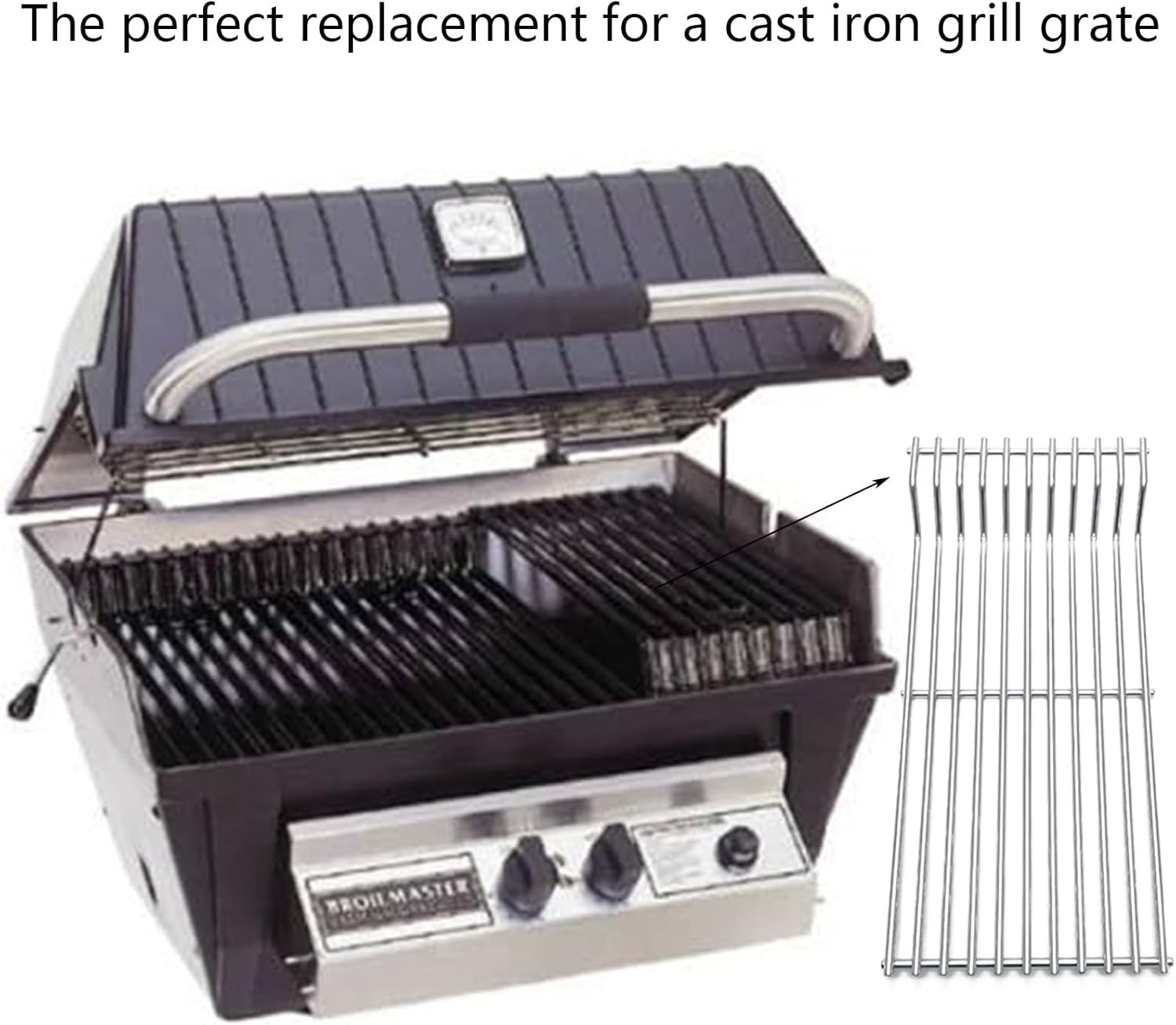 16.8" Stainless Steel Cooking Grates Replacement Parts for Broilmaster D3 G-3 G- gallery